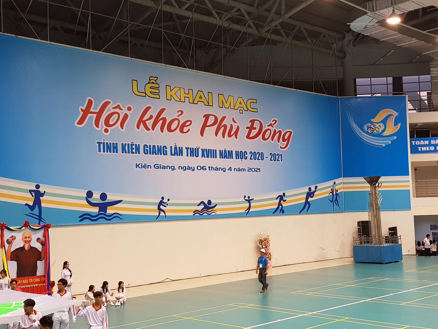 Tham gia Hội Khỏe Phù Đổng tỉnh Kiên Giang, lần thứ XVIII năm học 2020-2021